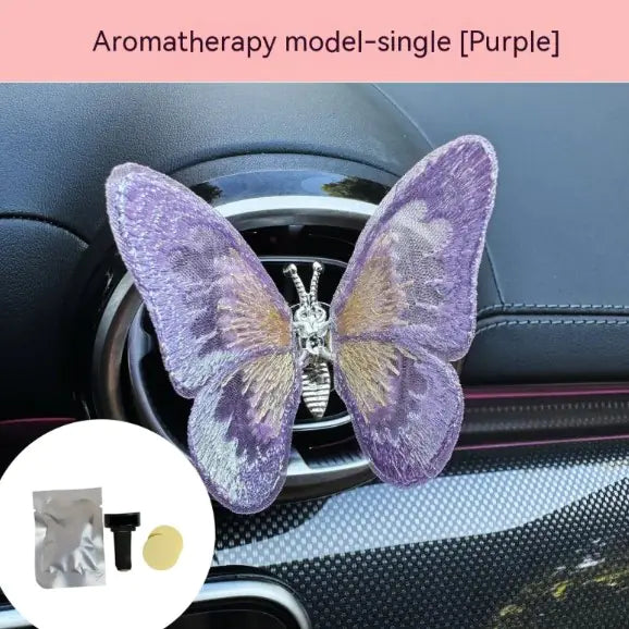 Moving Embroidery Car Butterfly