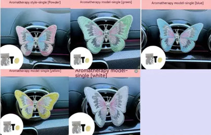 Moving Embroidery Car Butterfly