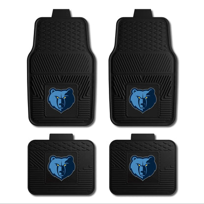 Memphis Grizzlies 4-pc Vinyl Car Mat Set