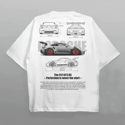 New Car Letter Print T-Shirt