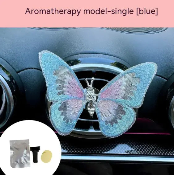 Moving Embroidery Car Butterfly