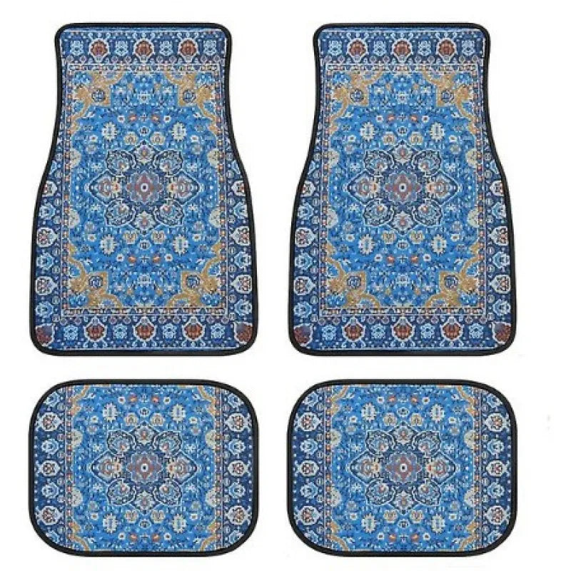 Vintage Bohemian Style Car Floor Mat Carpet