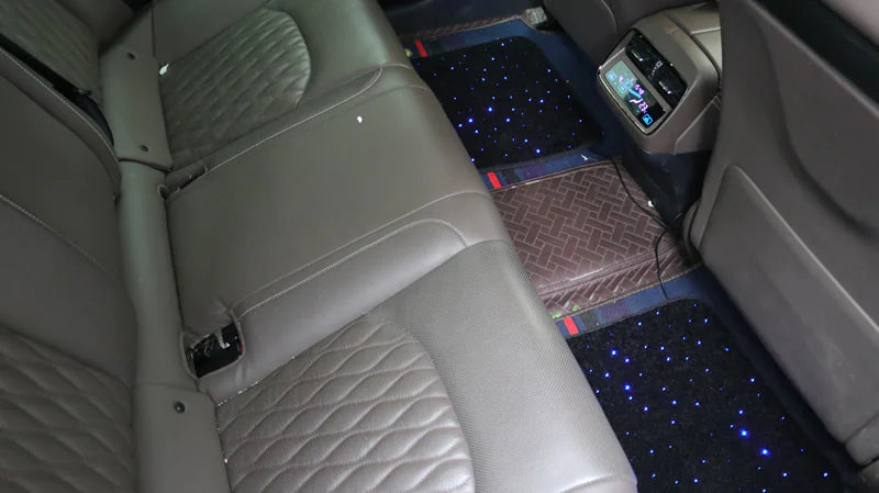 Breath Fiber Optic Car Foot Mat