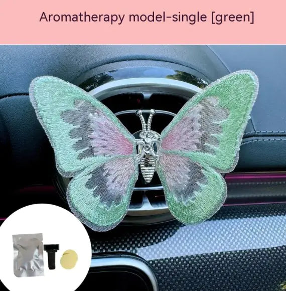 Moving Embroidery Car Butterfly