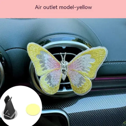 Moving Embroidery Car Butterfly