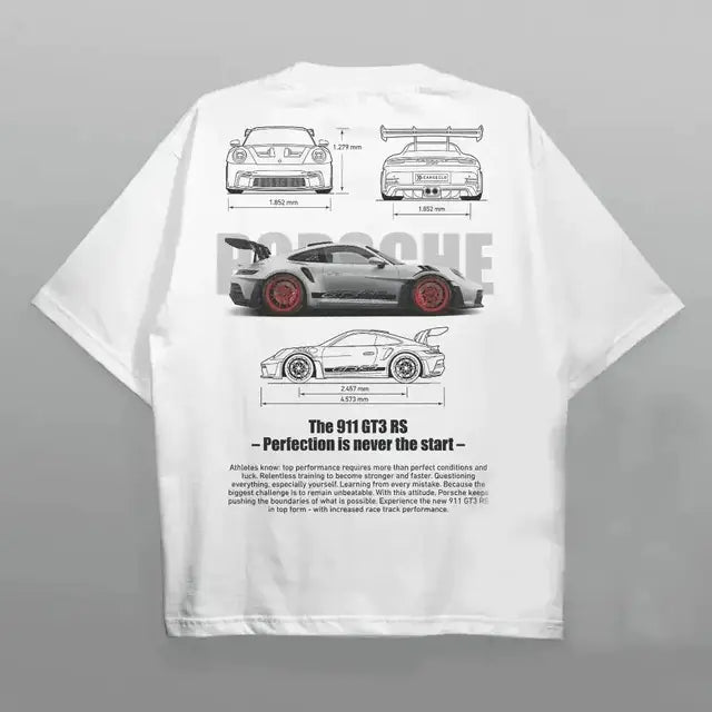 New Car Letter Print T-Shirt