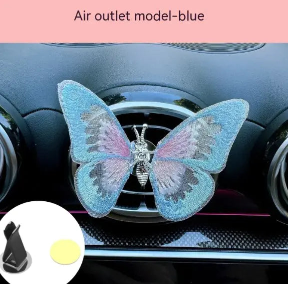 Moving Embroidery Car Butterfly