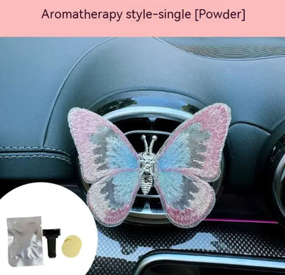 Moving Embroidery Car Butterfly