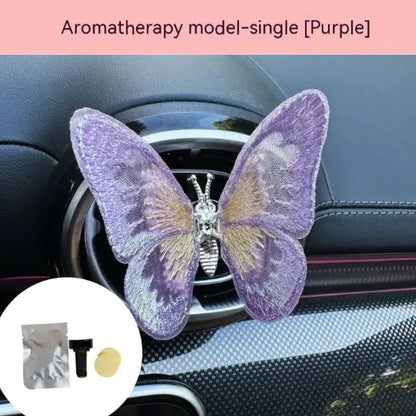 Moving Embroidery Car Butterfly