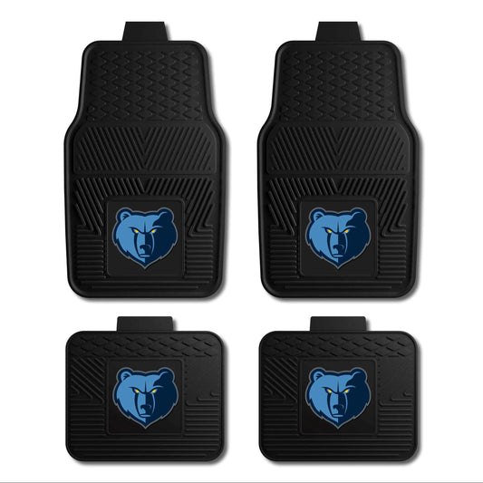 Memphis Grizzlies 4-pc Vinyl Car Mat Set