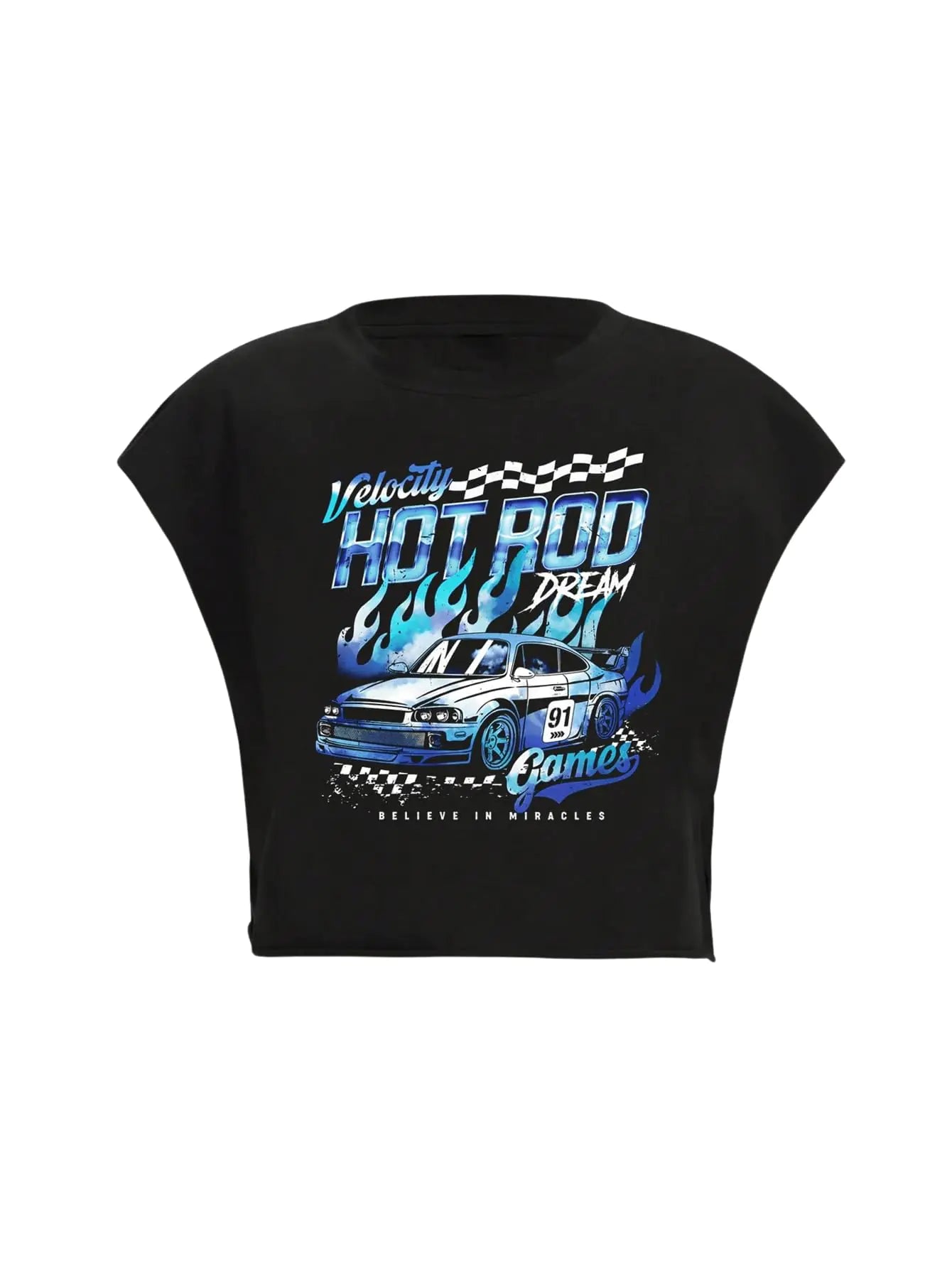 Casual Round Neck Graphic T-Shirt