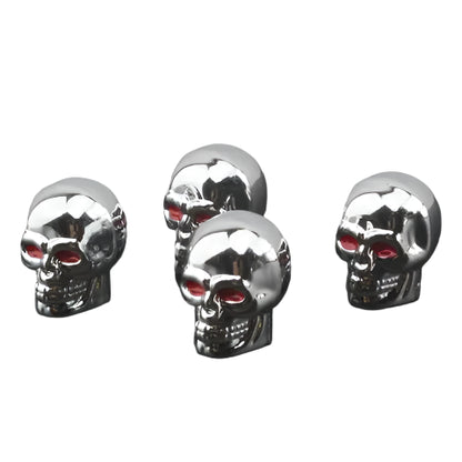 Car Valve Caps with Skull Design