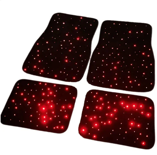 Breath Fiber Optic Car Foot Mat