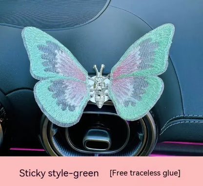 Moving Embroidery Car Butterfly