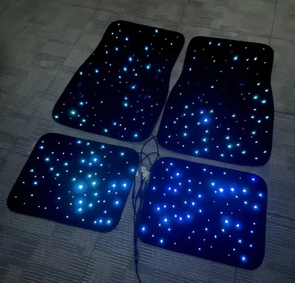 Breath Fiber Optic Car Foot Mat