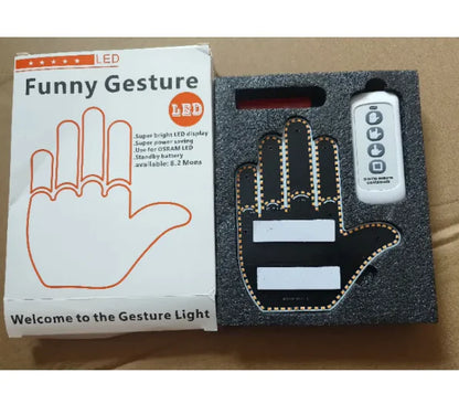 Car Finger Lights Gesture