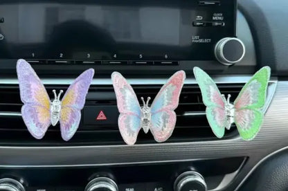 Moving Embroidery Car Butterfly