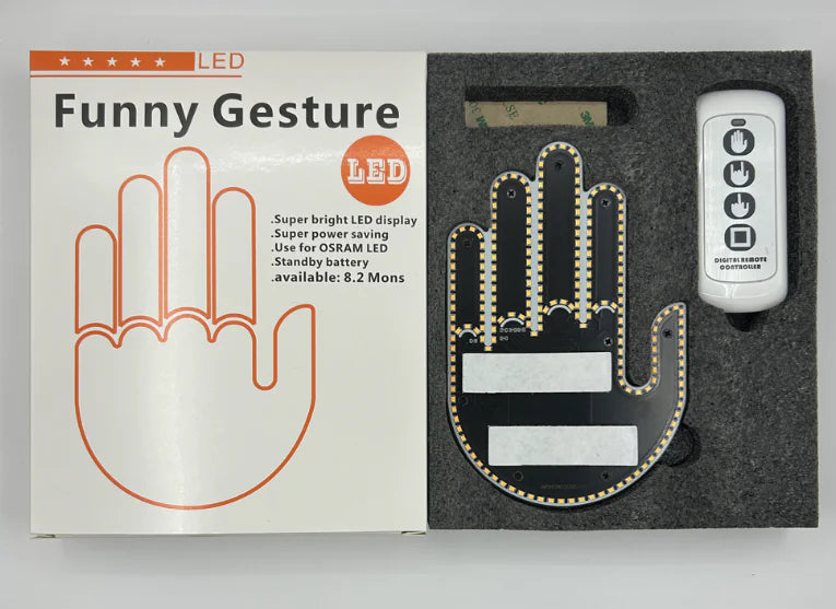 Car Finger Lights Gesture